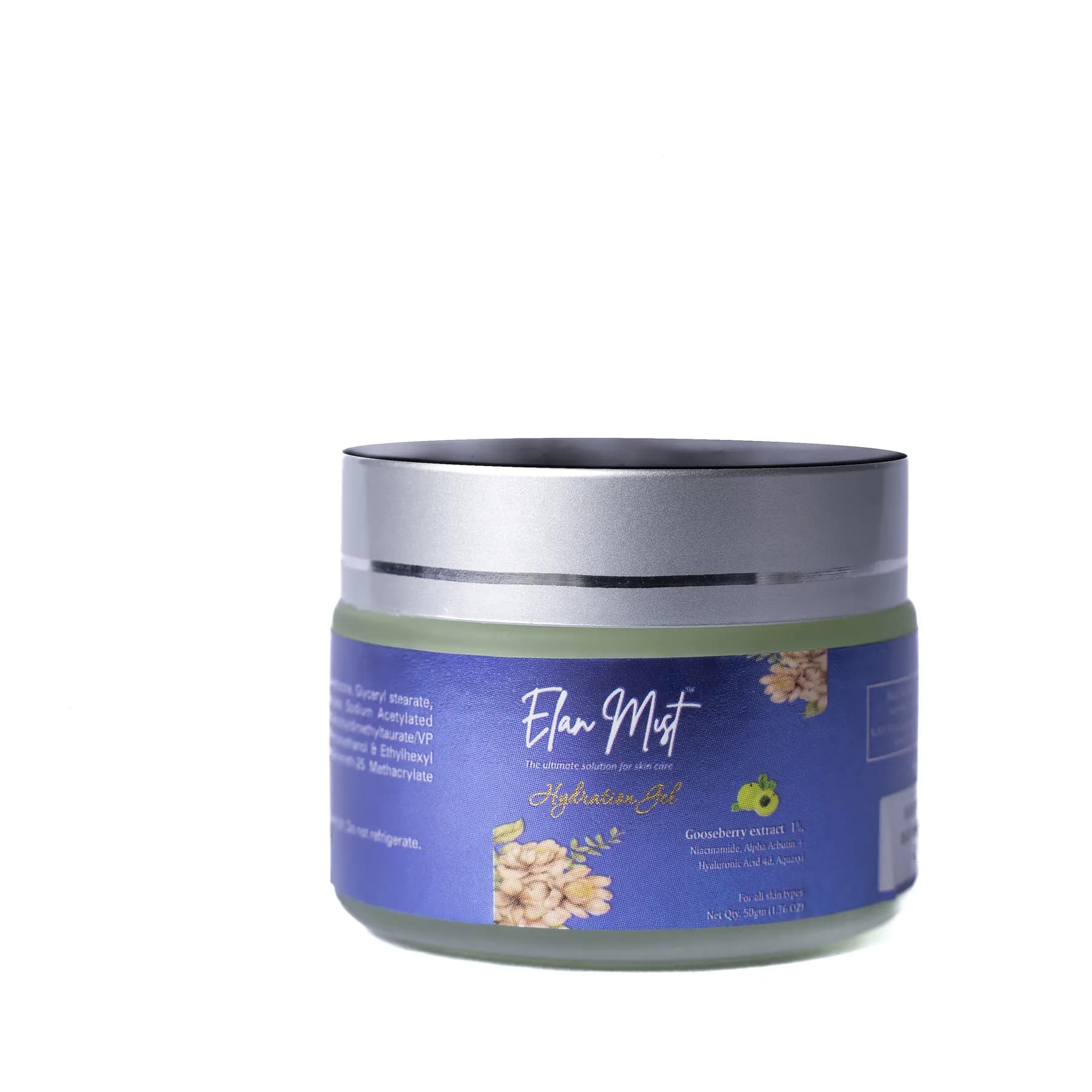Elanmist HydroBoost Gel 50 g jar with silver lid